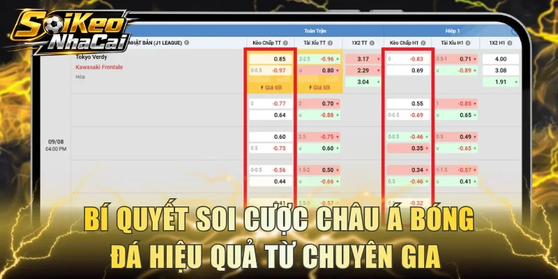 Bí quyết soi cược Châu Á bóng đá hiệu quả từ chuyên gia