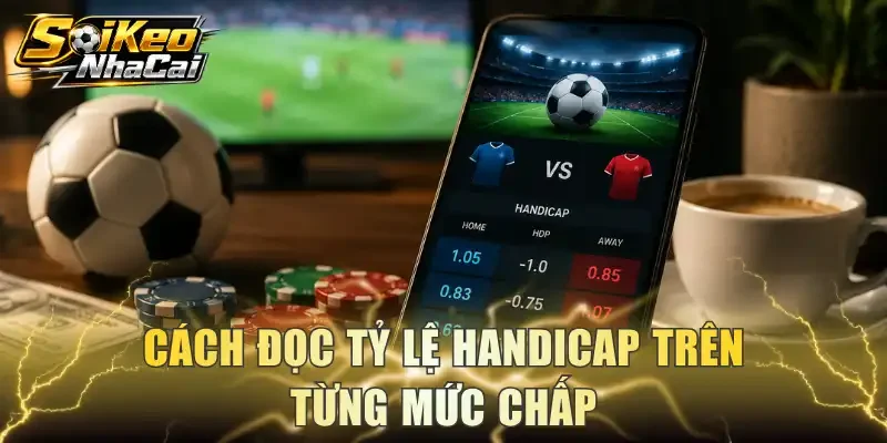 Cách đọc tỷ lệ handicap trên từng mức chấp